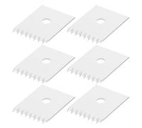 Alipis Plant Tape Gun Spare Blade, 6pcs Acier Inoxydable Argenté, Quick Replacement, ensures Clean Cuts, for Garden and Orchard, Reduces Branch Tearing on Grapes and Fruit Vine