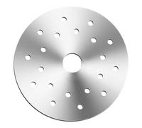 Alipis Plaque de Transfert Thermique en Acier Inoxydable 15 Cm Adaptateur pour Plaques Induction Diffuseur Chaleur pour Marmites Cuisson Homogène