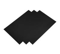 Alipis Plaques D'aluminium Anodisé Noir Bords Lisses pour Gravure Lot de 3 et Applications Polyvalentes Ébauches 5052 pour Signalétique Élégante