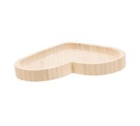 Alipis Plateau à Fruits en Bois Cœur 30x30x2 Cm Multifonction, Plateau Alimentaire Résistant à L’Usure, Assortiment pour Apéritif Et Dessert, Accessoire Maison pour Buffet Et Présentation Unique