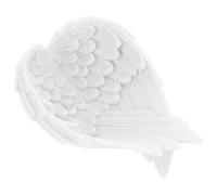 Alipis Plateau de Rangement Décoratif Forme Plume en Résine Blanc Porte-clés et Bijoux, Design Créatif Unique pour Maison et Restaurant
