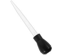 Alipis Poire à Jus Noire Réutilisable pour Injecteur de Marinade, Gadget Cuisine Compact et Ps, pour Barbecue en Plein Air et Grillades Feu de Bois