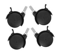 Alipis Roulette Pivotante de Rechange pour Chariot, Lot de 4, Frein, en Plastique et Fer, Légère, pour Étendoir à Linge Intérieur