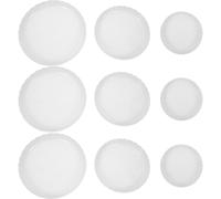 Alipis Soucoupe pour Plante Ronde Blanche en Résine PP, Lot de 12