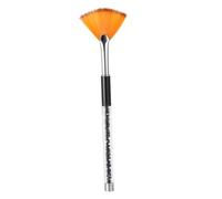 Alipis Stylo Nail Art Dégradé Noir Pinceau Éventail Plat avec Manche Perceuse pour Manucure Professionnelle Usage Salon et Création Ongles Artistique