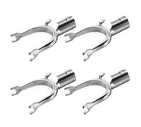 Alipis Support d'arbre en Alliage D'aluminium Argenté Adapté pour Tiges de 19mm, pour Vergers et Usage Domestique 4pcs Résistant aux Intempéries pour Branches D'arbres Fruitiers
