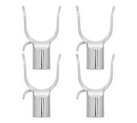 Alipis Support de Branche d'arbre fruitier, Dispositif de redressement d'arbres, Alliage d'aluminium argenté, 4 pièces, 0,9'' de diamètre intérieur, pour Arbres et Branches,