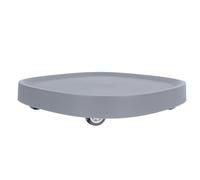 Alipis Support de Pot de Fleurs à roulettes Mobile 1 Pièce en Plastique | Plateau Renforcé, Roues Pivotantes Fluides, Design Soigné au Style Naturel