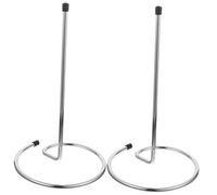 Alipis Support Égouttoir pour Carafe Inoxydable Argenté Acier Vin à 2pcs Carafer Séchoir Rapide Maison et Restaurants