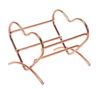Alipis Support Pour Éponges à Maquillage De Cœur, Porte-éponge Métallique Rose Doré, Double Fonction Séchoir Et Rangement, Accessoire Cosmétique Pour Coiffeuse, Organisation Beauté Compacte