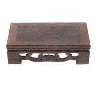 Alipis Support pour Plantes Asiatiques Base De Levage en Bois Massif Porte-Plante Base en Bois Présentoir à Gâteaux Tabouret De e en Vase Bonsaï Vase Vintage Présentoir Chinois Wengé Su