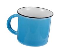 Alipis Tasse à Thé Multifonction en Céramique Vintage Bleue, Usage Maison | Gobelet à Boire, Nettoyage Facile, Rangement Compact, pour Bureau et Maison, Style Ancien