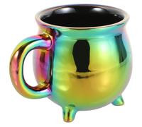 Alipis Tasse en Céramique Style Chaudron pour Halloween Capacité 450ml, Élégante et Délicate, pour Tenir le Thé ou L'eau Maison Restaurant
