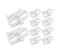 Alipis Tendeur de Câble en Ligne Abs Blanc 10 Pièces pour Clôture Électrique, Résistant aux Intempéries, Haute Robustesse, pour Ferme et Jardin