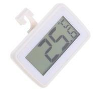 Alipis Thermomètre Numérique Étanche Blanc Plage de Mesure 20℃ 110℃ en Abs, pour Réfrigérateur et Congélateur, Usage Domestique Affichage Large