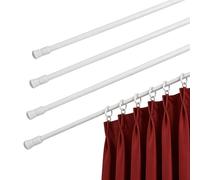Alipis Tringle Rideau Sans Percage, Tringle Rideau Extensible|40-70cm|Extensible À Ressort En Acier, Barre De Douche Et Voilage Fenêtre Pour Cuisine, Dressing Et Armoire, Télescopique et Antidérapante