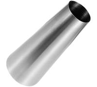 Alipis Vase à Fleurs en Métal et Acier Inoxydable, Pot de Table Compact, Finition INOX Brossé, Design Minimaliste, pour Décoration Intérieure et Bureau,