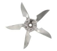 Alipis Ventilateur Soufflant en Métal Argenté à Alésage 6mm pour | Impeller Équilibré, Roue Résistante à Chaleur, Compatible Petit Ventilateur Centrifuge, Installation Facile
