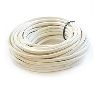 Ali's DIY Câble flexible électrique blanc à 3 conducteurs de 1.5 mm - Câble de 4 mètres de longueur