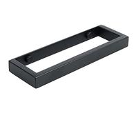 Alise GJF020-B SUS304 Barre Porte-Serviettes de Salle de Bain 20,3 cm Support Mural avec vis ou Super Colle, en Acier Inoxydable SUS304, Noir Mat