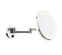 Aliseo Miroir de courtoisie LED ME Miroir mural sur bras pivotant doub