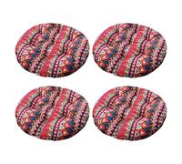 Aliuciku Lot de 4 Coussins Rembourrés, Epais Doux Coussin de Siège Ronds pour Chaise de Jardin Salle à Manger Chaise de Bureau(B-9,30x30cm)