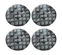 Aliuciku Lot de 4 Coussins Rembourrés, Epais Doux Coussin de Siège Ronds pour Chaise de Jardin Salle à Manger Chaise de Bureau(B-18,40x40cm)