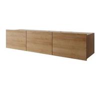 Alix - meuble tv modulable 150 cm - 3 portes - Effet chêne Effet chêne