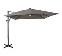 Parasol déporté led solaire - Roma - L.2,7 x l.2,7 m