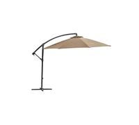 Alizé Parasol déporté rond 3 m - Taupe