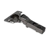 ALK - Bisagra Puma Ø35 Clip 110° sans ressort, finition graphite - codo droit, coudé, super-coudé - pour porte de meuble 14-22 mm
