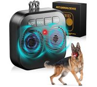 ALKD Appareil anti-aboiement à ultrasons pour chiens | Boîte anti-aboiement rechargeable avec 3 modes de dressage, contrôle sûr et efficace pour une utilisation en intérieur/extérieur