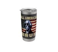 All American Bruh 4th Of July 2024 George Washington Bruh Gobelet isotherme en acier inoxydable double paroi