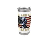 All American Bruh 4th Of July 2024 George Washington Bruh Gobelet isotherme en acier inoxydable double paroi
