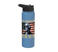 All American Bruh 4th Of July 2024 George Washington Bruh Stainless Steel Insulated Water Bottle