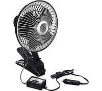 All Ride 72227 Ventilateur 15 cm 6 pouces 12 V Régulateur de Flux Câble 2 m