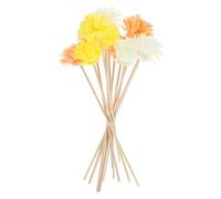 Allayu Lot de 12 bâtonnets diffuseurs de roseaux pour Ajouter Une Touche d'élégance à Votre intérieur. Bâtonnets diffuseurs de roseaux en ABS Blanc de 30 cm.
