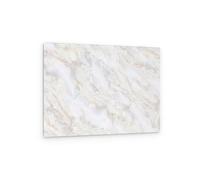 ALLboards Impression sur verre MARBRE - 90x60 cm + accessoires gratuits, Tableau en Verre