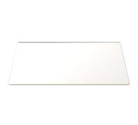 ALLboards Plaque de Protection en Verre Trempé Universel et Multifonction - Planche à Découper & Plateau en Verre 30x40cm BLANCHE