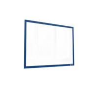 ALLboards Pochette Magnétique pour Documents A4 Bleu, Porte-Affiches Transparent pour Surfaces Magnétiques