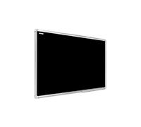 ALLboards Tableau à Craie Noir Magnétique avec Cadre en Aluminium Premium EXPO 120x90cm