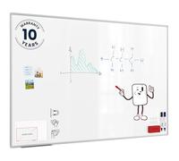 ALLboards Tableau Blanc Magnétique Effaçable à Sec avec Cadre en Aluminium Premium EXPO 180x120cm, Whiteboard