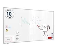 ALLboards Tableau Blanc Magnétique Effaçable à Sec avec Cadre en Aluminium Premium EXPO 220x120cm, Whiteboard