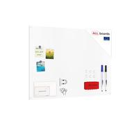 ALLboards Tableau magnétique effaçable à sec SLIMboard sans cadre 90×60 cm