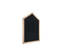 ALLboards Tableau Noir Magnétique en Forme de Maison avec Cadre en Bois Naturel 90x60cm, Tableau pour Enfants