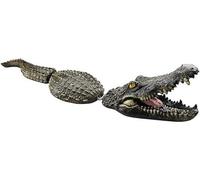 Allecto Plus - Ornement décoratif flottant pour bassins et fontaines, avec un motif de crocodile