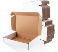 Allecto plus retiré, lot de 30 boîtes blanches comprenant des livres et des jouets - grandes et petites boîtes 20 x 14 x 4 cm