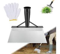 Allecto Premium - Pelle de jardin multifonctionnelle 25cm pour le jardinage - Pelle plate pour le jardin, la ferme et les plantes - Nettoyage du jardin et fertilisation