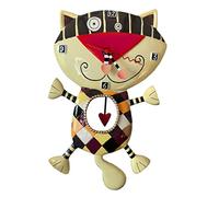 Sudtrading Horloge murale chat - Beige