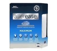 Aller-Ease Maximum Allergy Protège-Matelas en mélange de Polyester Blanc King Size